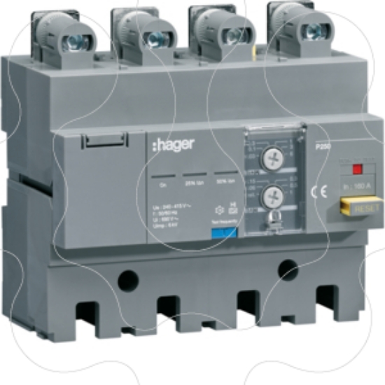Imagem de Bloco dif. P250 4P 160A reg. 0,03-6A
