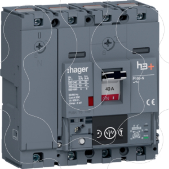 Imagem de Disjuntor P160 Energy 4P-4D 40A 40kA