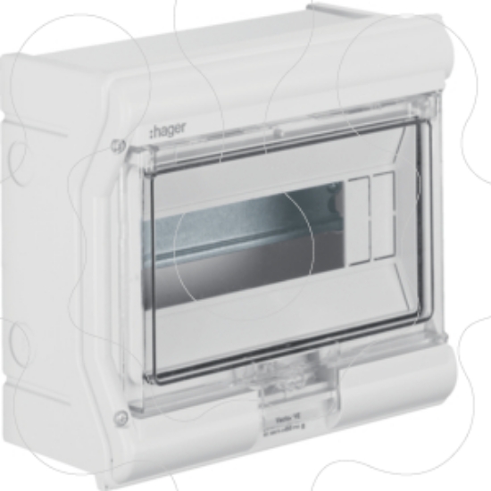 Imagem de vector estanque IP65 1 fila 8/10M