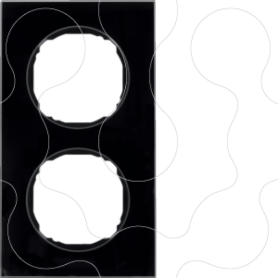 Imagem de R.8 - quadro x2, Vidro preto