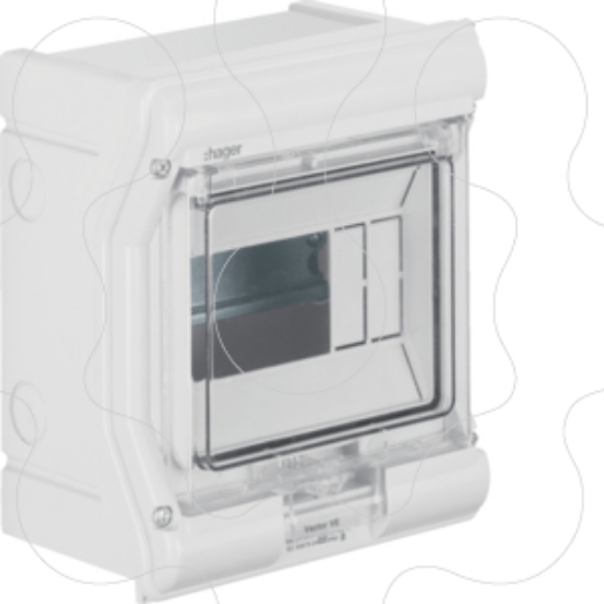 Imagem de vector estanque IP65 1 fila 4/6M
