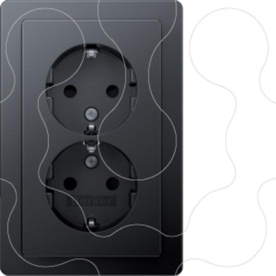 Imagem de Q.x - Schuko x2 monob. obtur, antrac