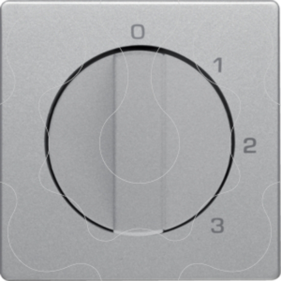 Imagem de Q.x - botão rotativo 0-1-2-3, alumínio