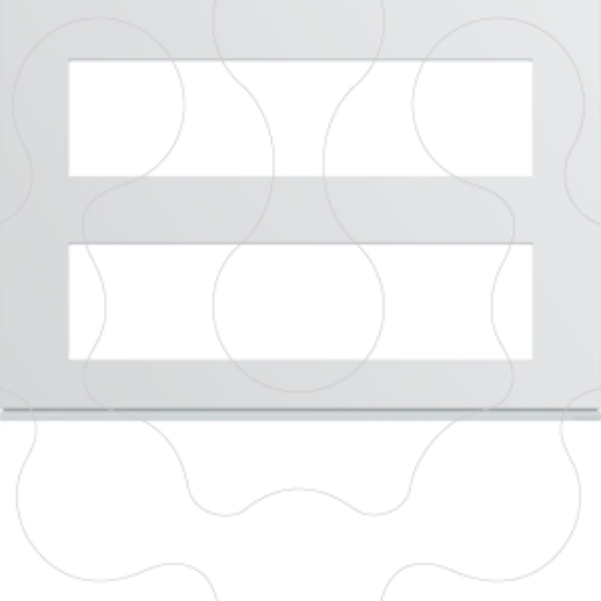 Imagem de gallery 8M+8M Quadro horizontal, branco