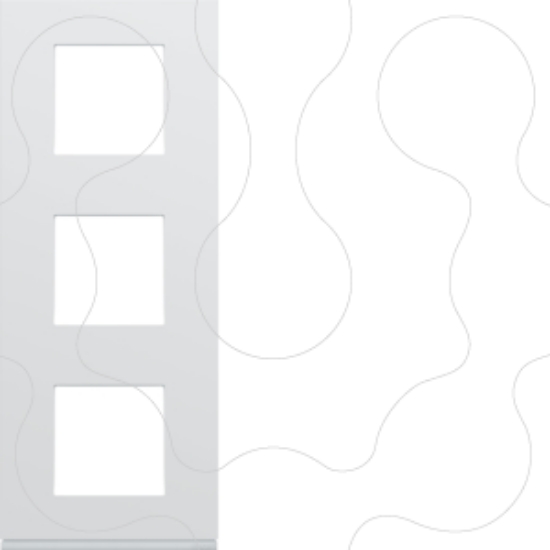 Imagem de gallery 3x2M Quadro x3 vert. 71mm, branc