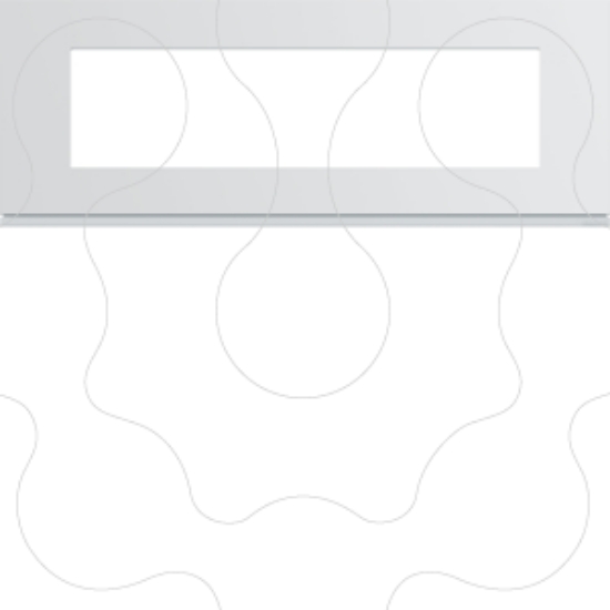 Imagem de gallery 8M Quadro horizontal, branco