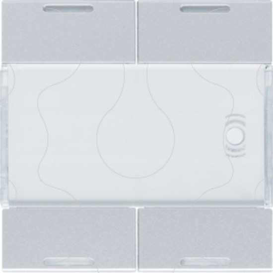 Imagem de Tecla x4 gallery KNX com LED, titane