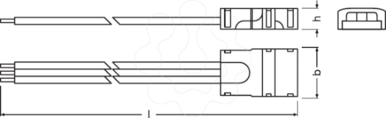 Imagem de TW LED Strip Connectors -CP/P3/500