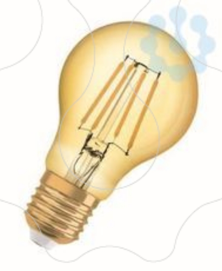 Imagem de Vintage 1906 LED CL A  FIL GOLD 68 Non-dim   8W 825 E27