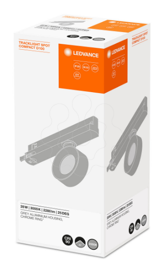 Imagem de TRACKLIGHT SPOT COMPACT D100 28 W 930 NFL GY
