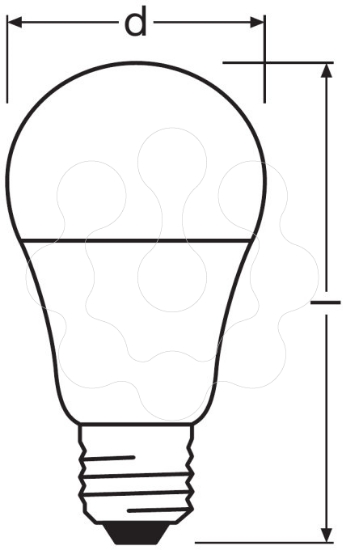 Imagem de PARATHOM DIM CL A  FR 75 dim  10,5W 827 E27