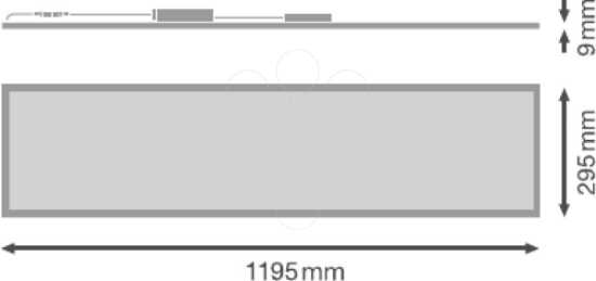 Imagem de PANEL PERFORMANCE 1200x300 33W/3000K DALI