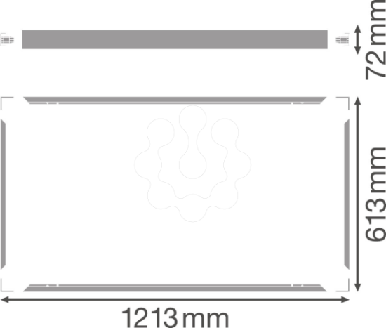 Imagem de SURFACE MOUNT KIT VALUE 1200x600 SURFACE MOUNT KIT VAL