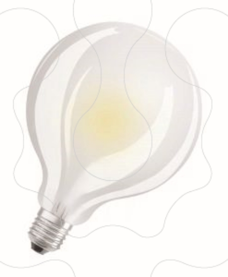 Imagem de PARATHOM DIM CL GLOBE95  GL FR 75 dim  8,5W 827 E27