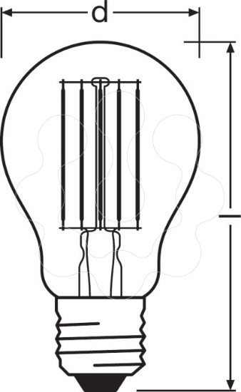 Imagem de PARATHOM CL A  FIL 100 Non-dim   11W 840 E27