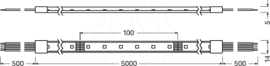 Imagem de LED STRIP PERFORMANCE-1000 RGBW PROTECTED -1000/RGBW/830/5/IP66