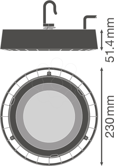 Imagem de HIGH BAY VALUE 100 W 4000 K 100 DEG IP65 BK