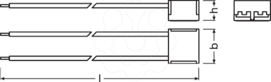 Imagem de LED Strip Superior Connectors -CP/P2/500