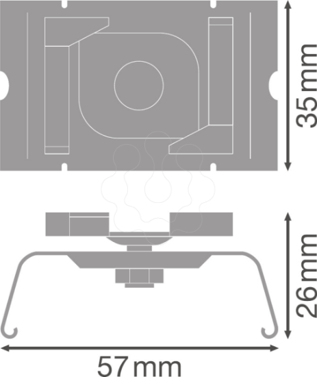 Imagem de TruSys® PERFORMANCE Grid Ceiling Clip Grid Ceiling Clip