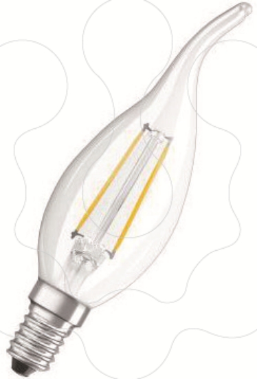Imagem de PARATHOM CL BA  FIL 40 Non-dim   4W 827 E14