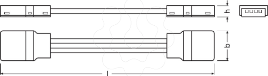 Imagem de TW LED Strip Connectors -CSW/P3/50/P