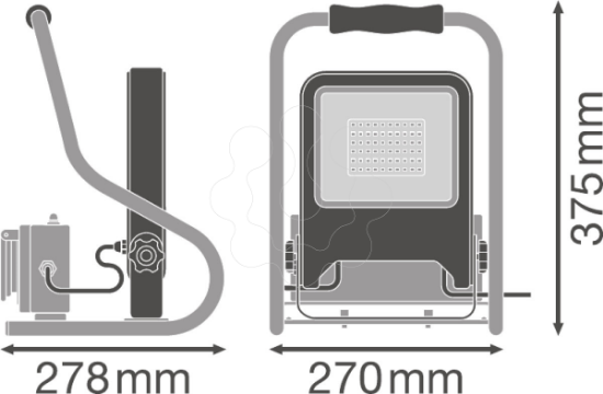 Imagem de WORKLIGHT VALUE H-STAND-PO 50 W 4000 K IP44