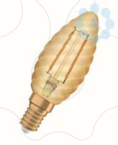 Imagem de Vintage 1906 LED CL BW  FIL GOLD 13 Non-dim   1,4W 825 E14
