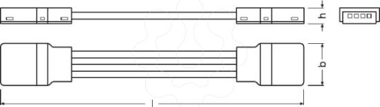 Imagem de LED Strip Value Connectors -CSW/P4/50/P