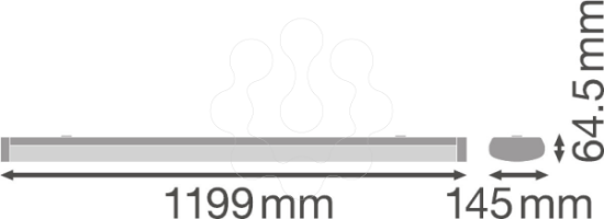Imagem de LINEAR SURFACE IP44 1200 36 W 4000 K WT