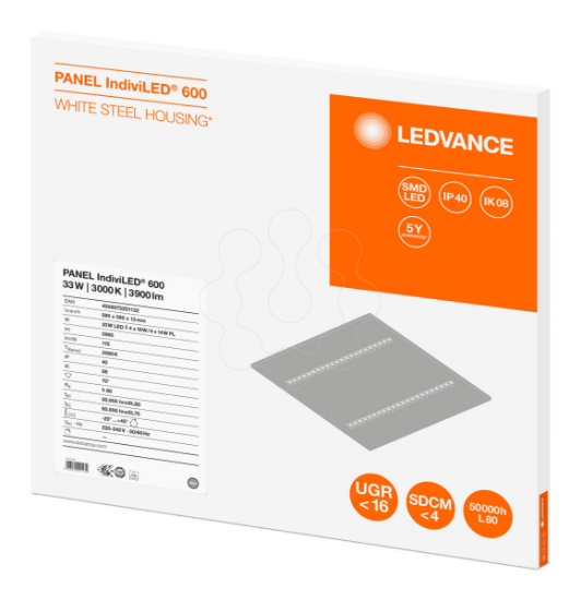 Imagem de PANEL IndiviLED® 600 33 W 3000 K