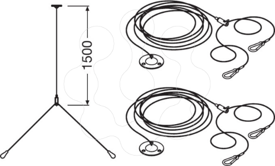 Imagem de PANEL 600 625 SUSPENSION KIT