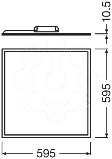 Imagem de Panel LED 600 33W 3000K 230V (UGR<19)