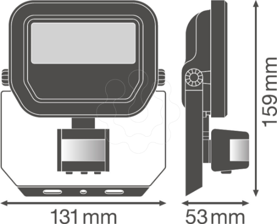 Imagem de FLOODLIGHT SENSOR 10 W 3000 K SYM 100 S WT