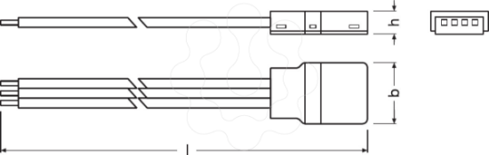 Imagem de TW LED Strip Connectors -CP/P3/500/P