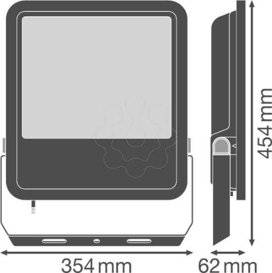 Imagem de FLOODLIGHT 200 W 4000 K SYM 100 BK