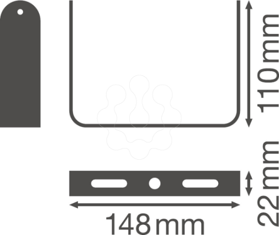 Imagem de HIGH BAY VALUE BRACKET 100 W