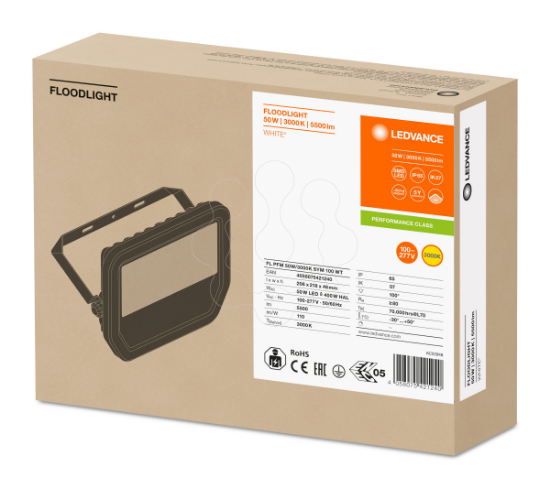 Imagem de FLOODLIGHT 50 W 3000 K SYM 100 WT