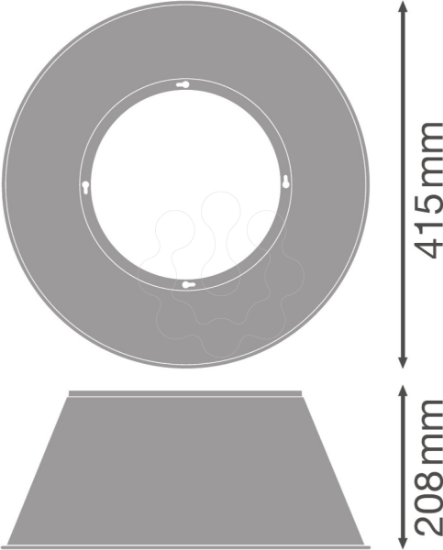 Imagem de HIGH BAY REFLECTOR GEN 3 93 W