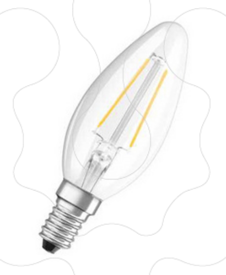 Imagem de PARATHOM CL B  FIL 25 Non-dim   2,5W 827 E14