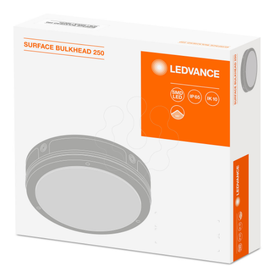 Imagem de SURFACE BULKHEAD 250 ON/OFF 10W/4000K BK IP65