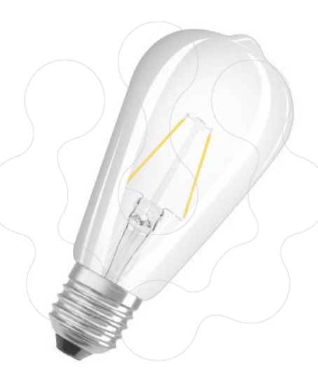 Imagem de PARATHOM CL Edison  FIL 25 Non-dim   2,5W 827 E27
