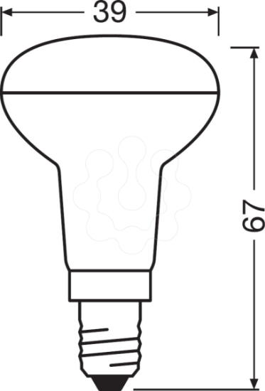 Imagem de LED STAR R39 25 36° 1.5 W/2700K E14