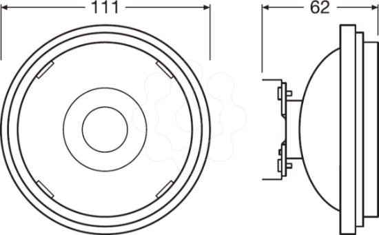 Imagem de PARATHOM® PRO AR111 50 24° 7.3 W/3000K G53