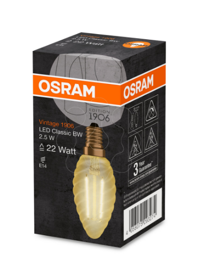 Imagem de Vintage 1906® LED 22 2.5 W/2400K E14