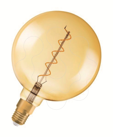 Imagem de Vintage 1906 LED CL GLOBE200  FIL GOLD 28 Non-dim   5W 820 E27