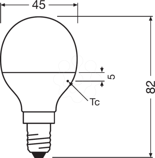 Imagem de PARATHOM® CLASSIC P 40 5.5 W/2700K E14