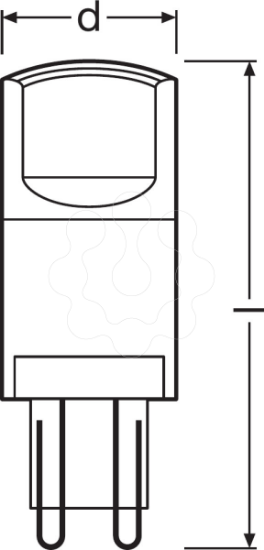 Imagem de PARATHOM  PIN  CL 40 Non-dim   3,8W 827 G9