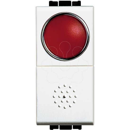 Imagem de LL-BOTAO SIN.VERMELHO 1MD BRAN