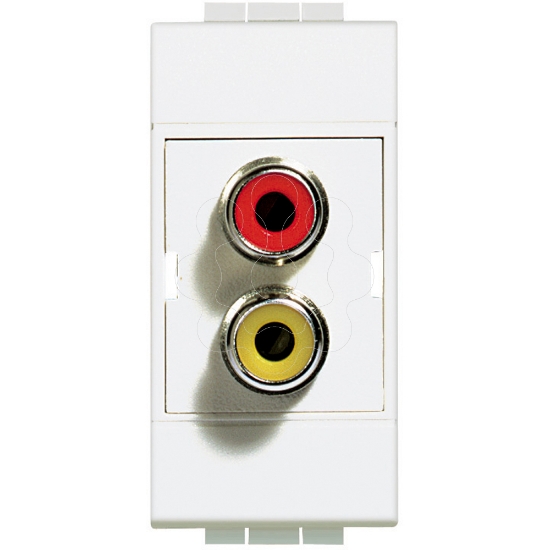 Imagem de LL-TOMADA DUPLA RCA 1MD BRANCO