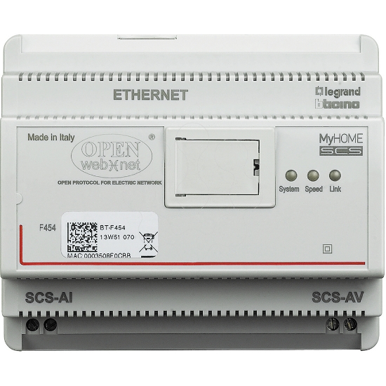 Imagem de WEB-SERVER AUDIO/VIDEO 6MD DIN